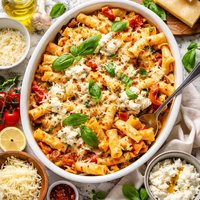 Ziti with Four Cheeses