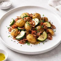 Zucchini and Bacon Potatoes