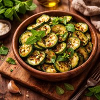 Zucchini and Fresh Mint