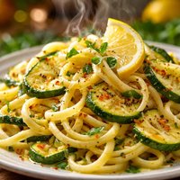 Zucchini and Lemon Linguine