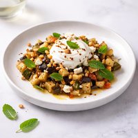 Zucchini and or Eggplant Aubergine Meze