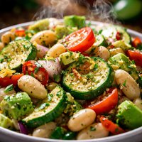 Zucchini Bean Salad