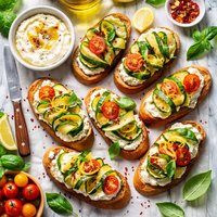Zucchini Crostini