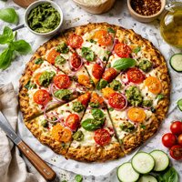 Zucchini Crust Pizza