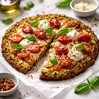 Zucchini Crusted Pizza