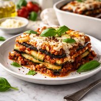 Zucchini Eggplant Aubergine Low Carb Lasagna