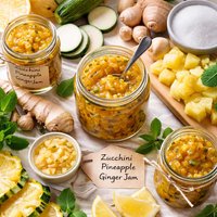 Zucchini Pineapple Ginger Jam