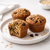 Zucchini Raisin Bran Muffins