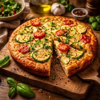 Zucchini Tomato Frittata