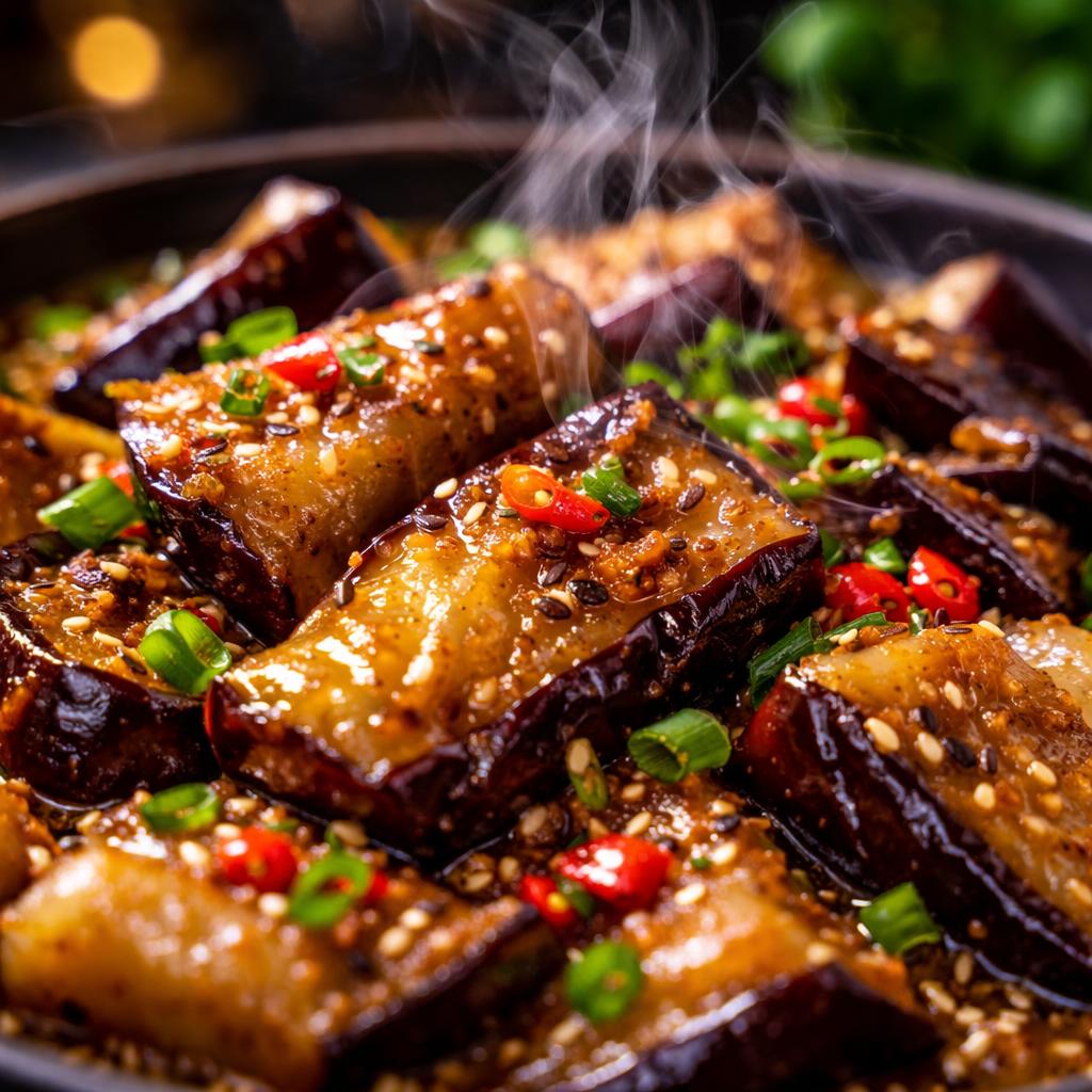 Sugar-Free Twice Cooked Eggplant Recipe